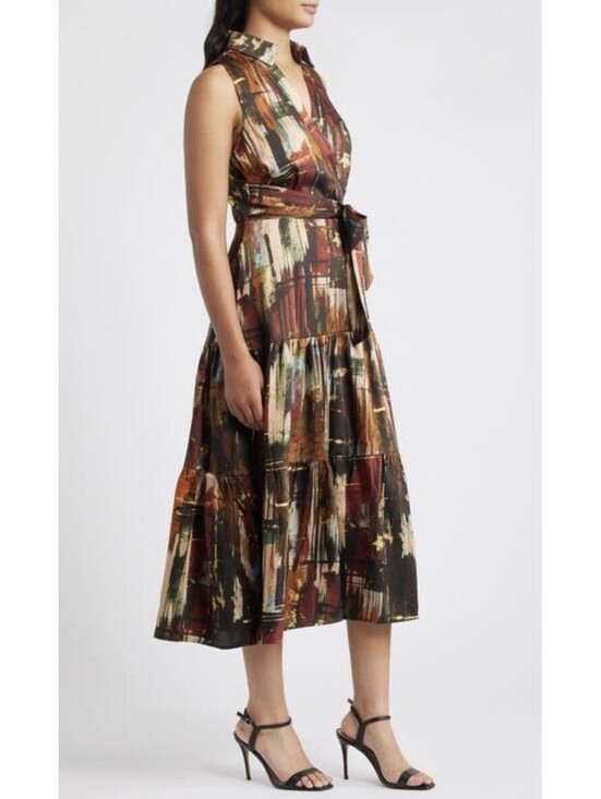 Tahari Dresses & Skirts - New Tahari Sleeveless Tie Waist Maxi Shirtdress Size 12 $398